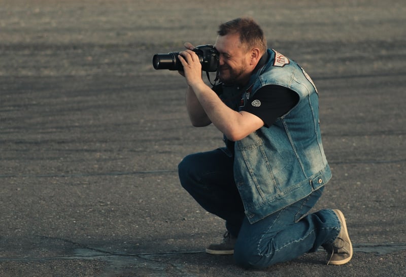 Paparazzi capturing celebrities